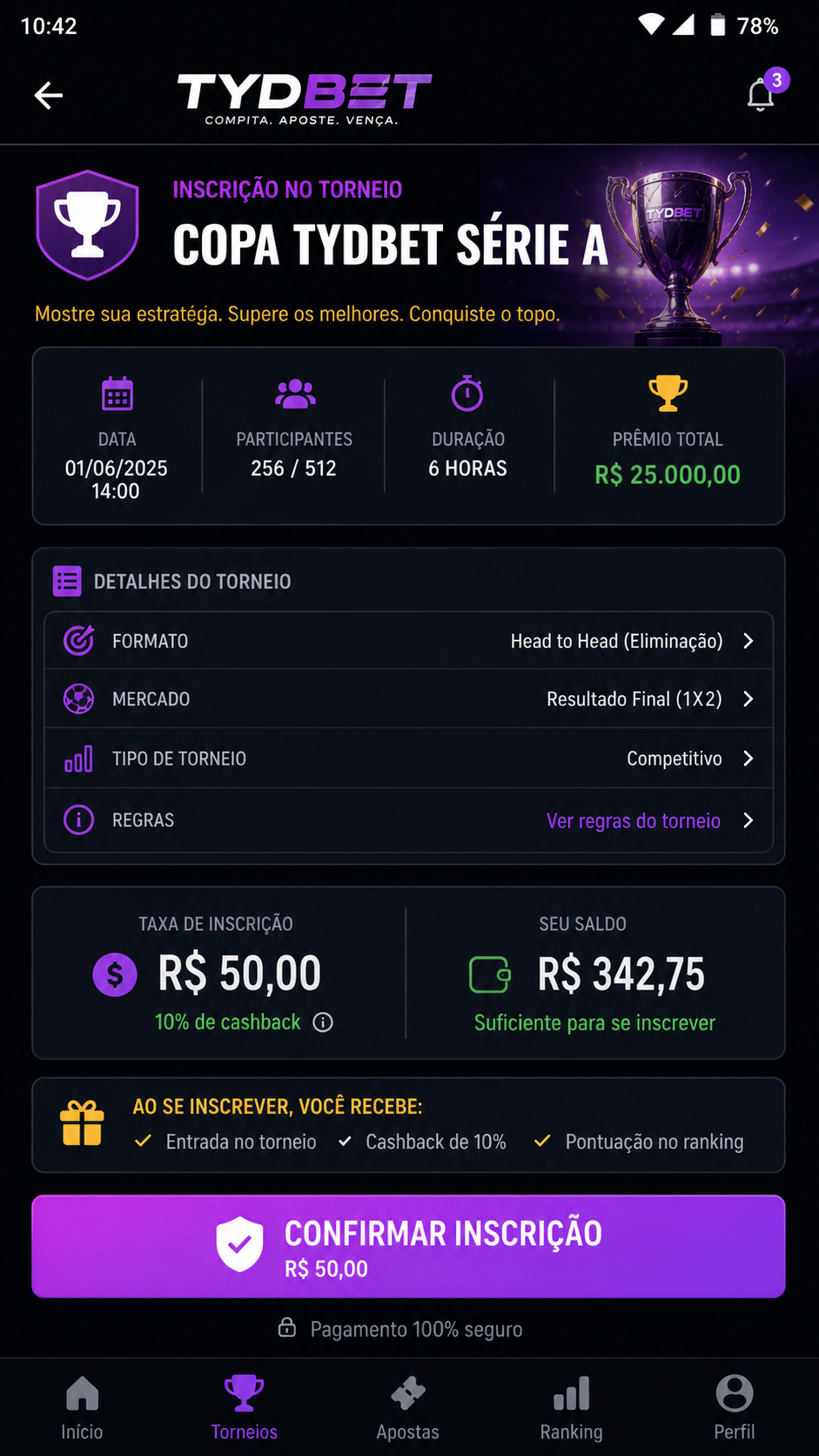 tydbet screenshot
