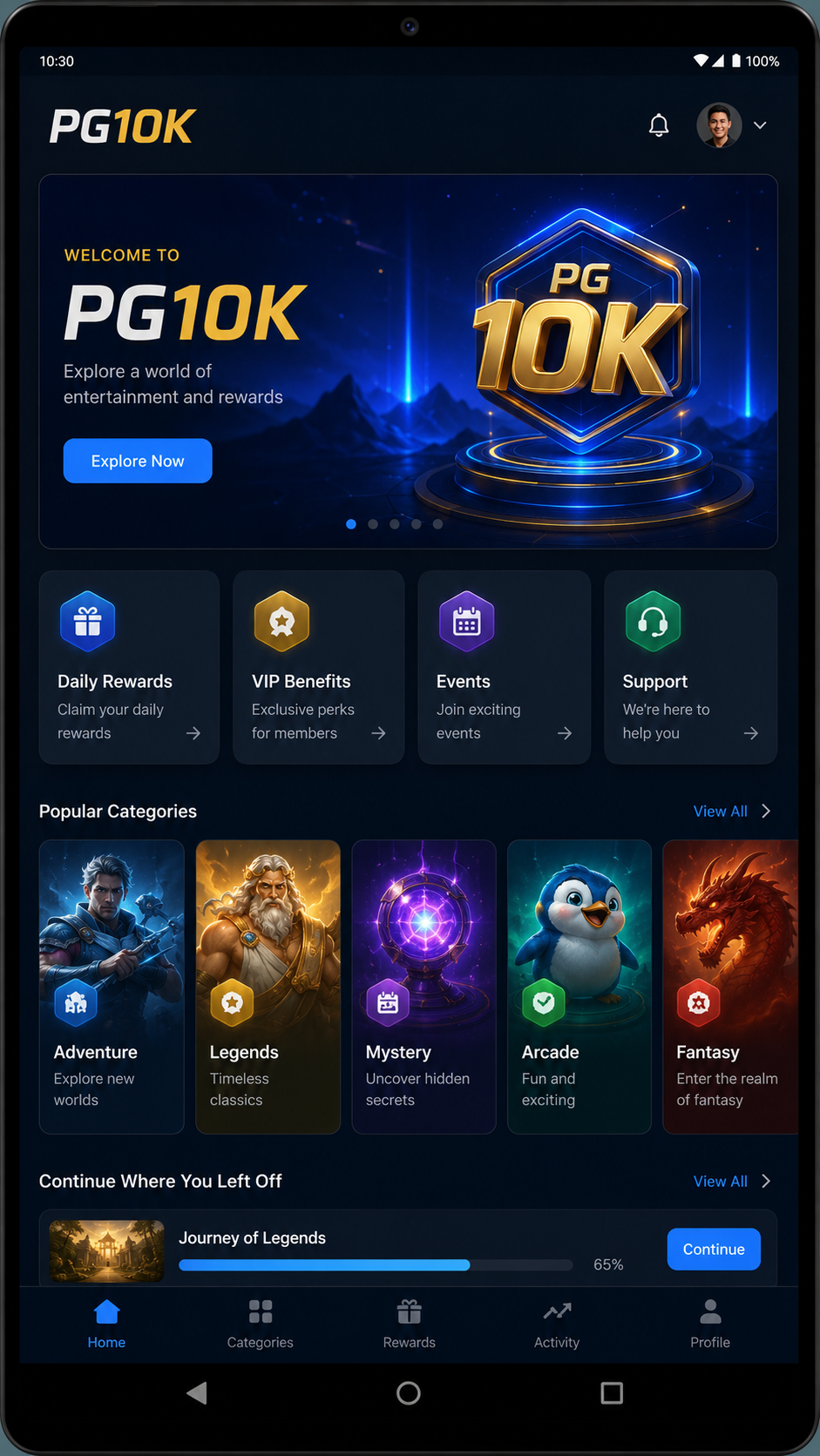 pg10k screenshot