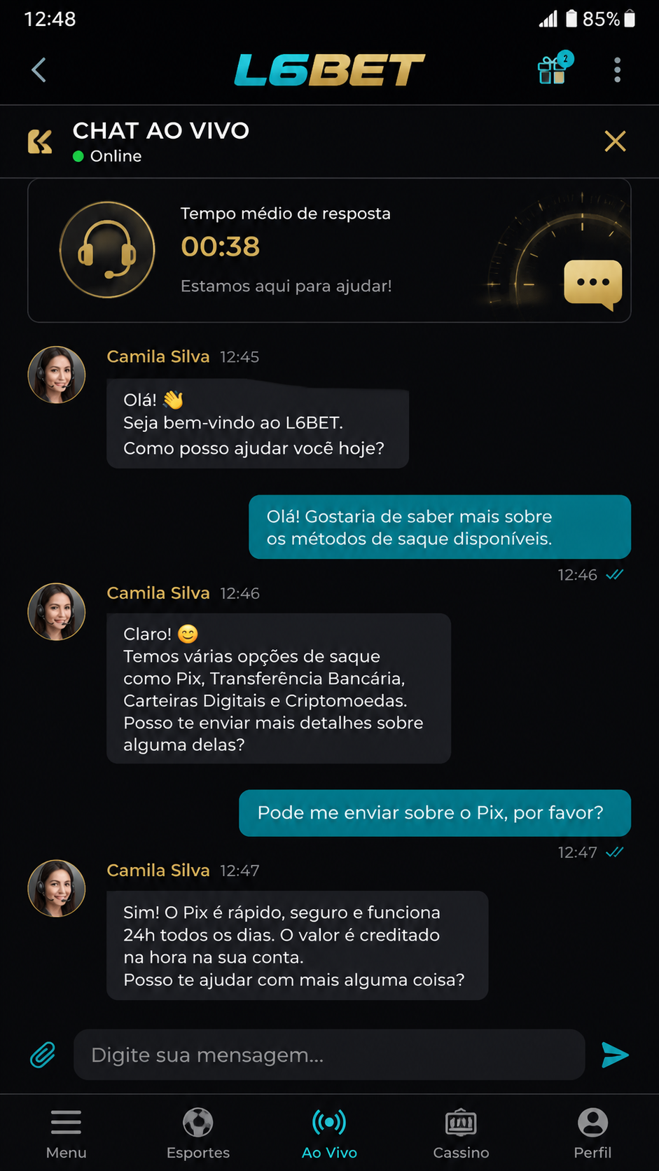 l6bet screenshot