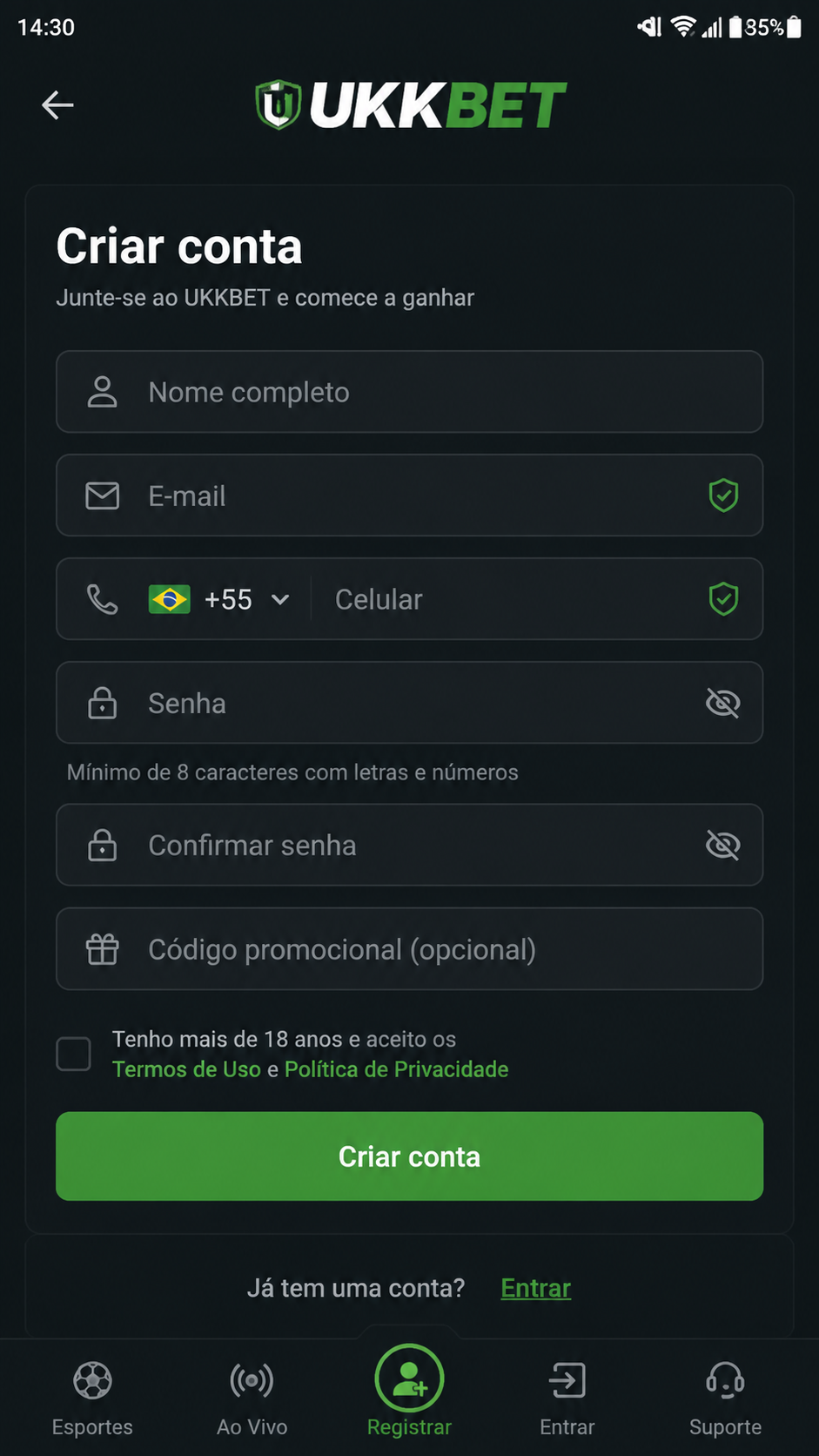 ukkbet screenshot