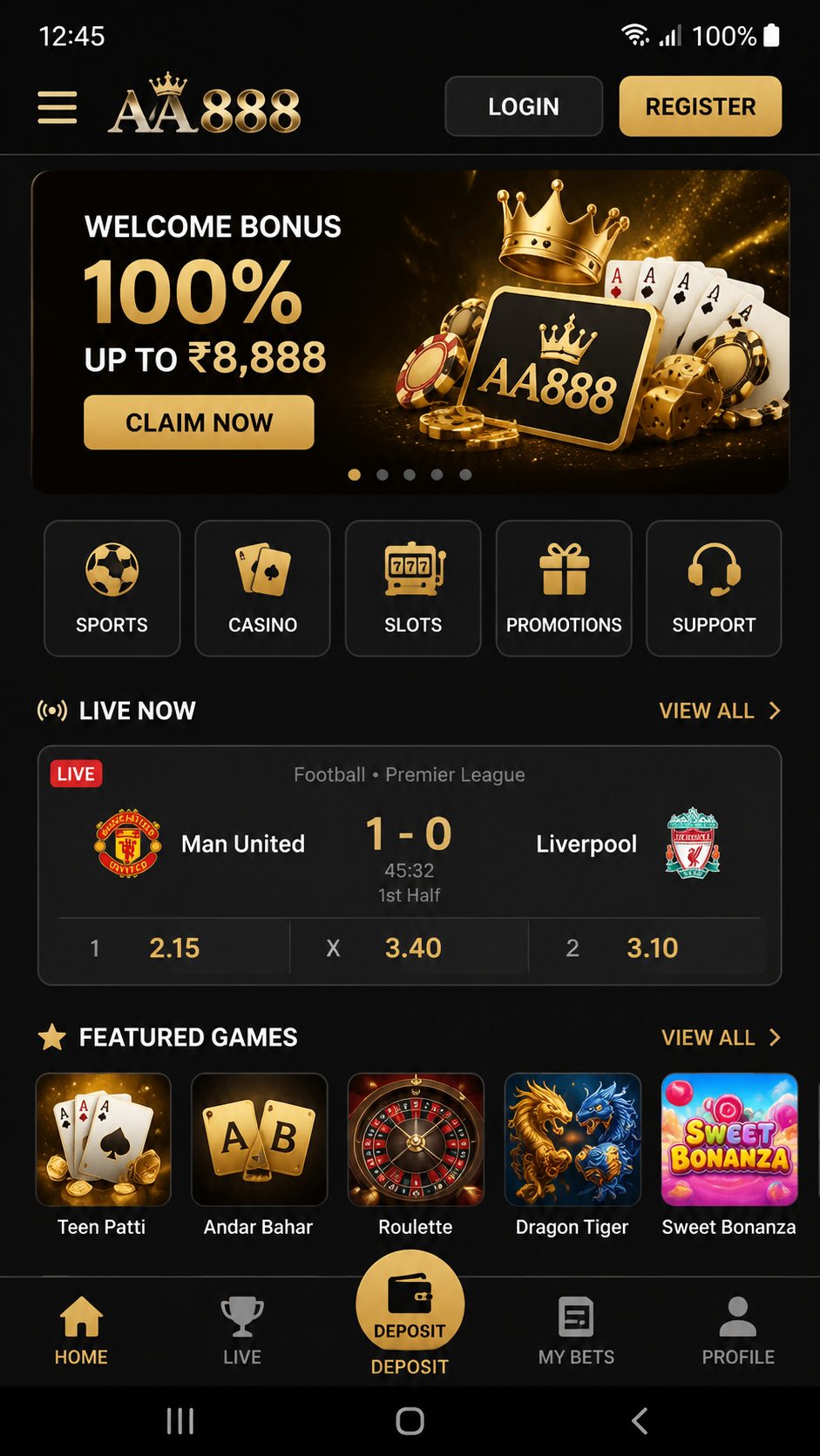 AA888 screenshot