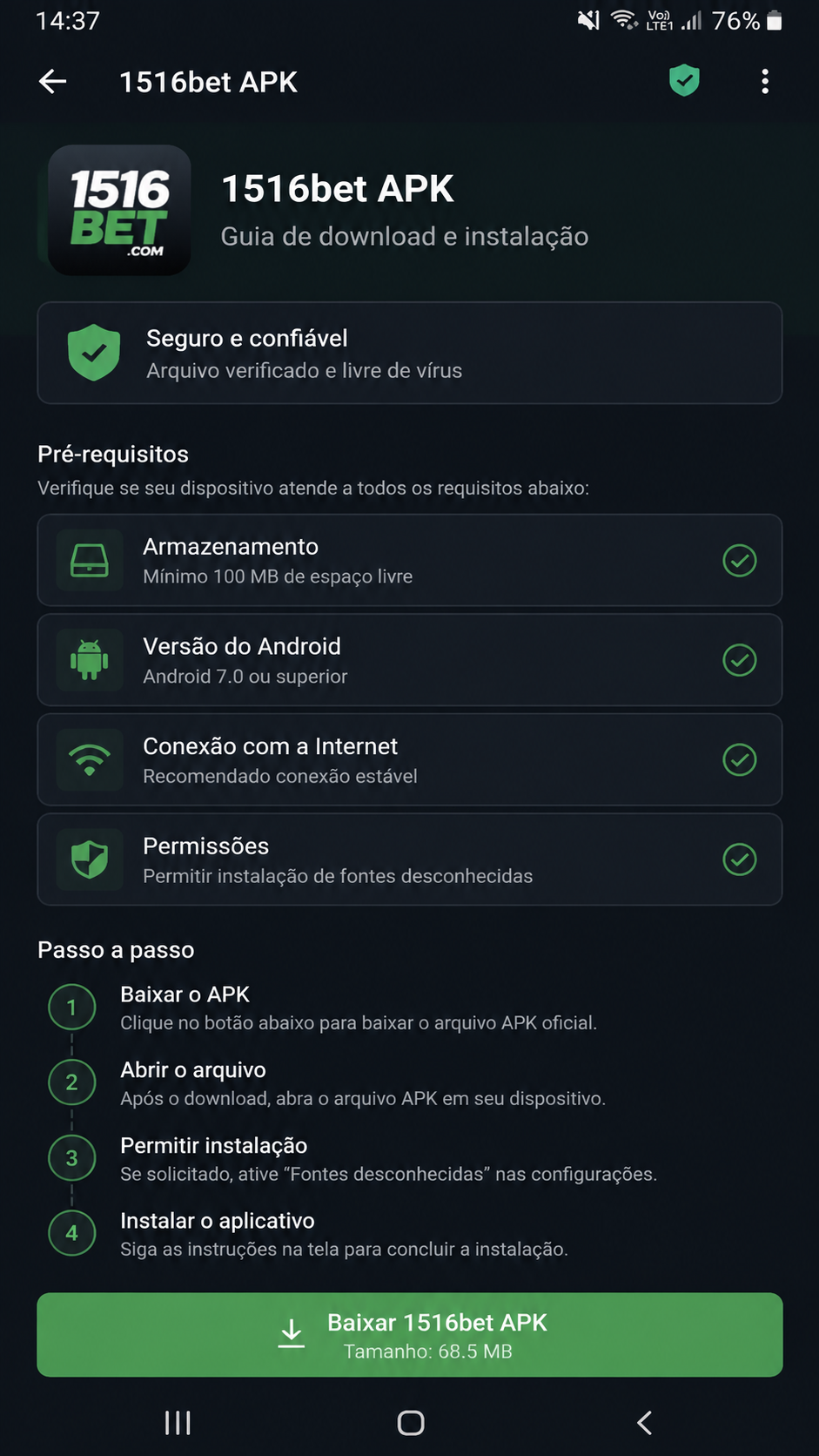1516bet screenshot