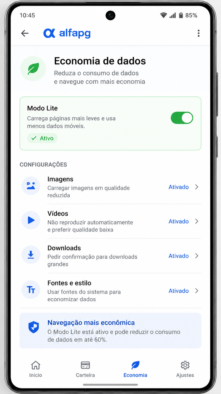 alfapg screenshot