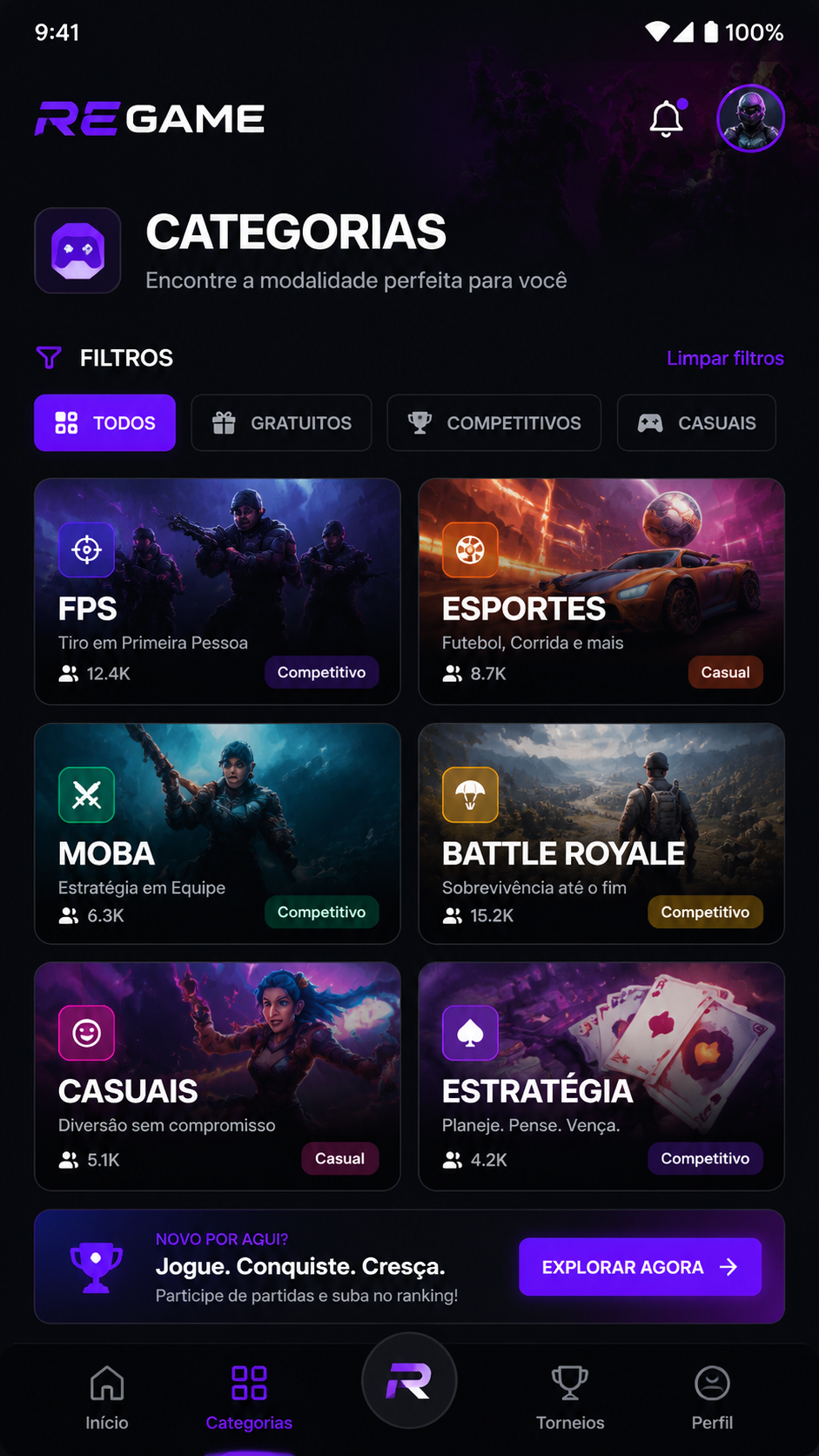 Regame screenshot