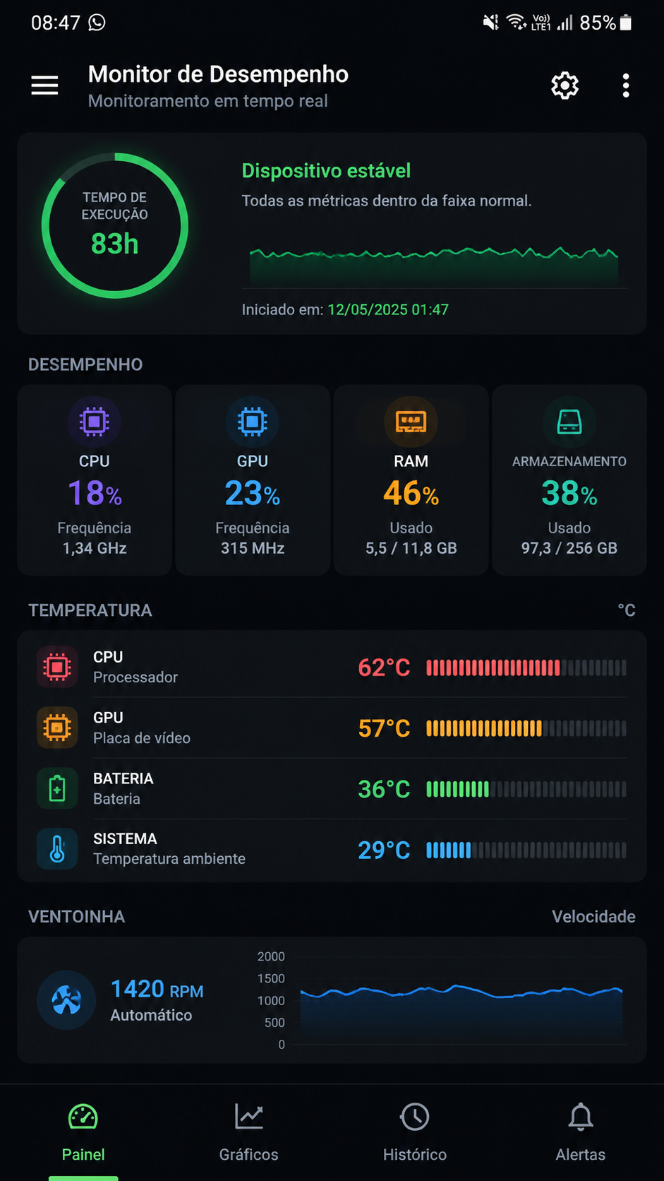 83h screenshot